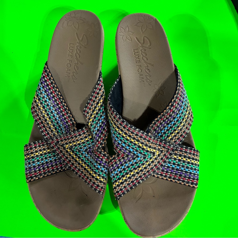 Skechers Women's Colorful Woven Sandals